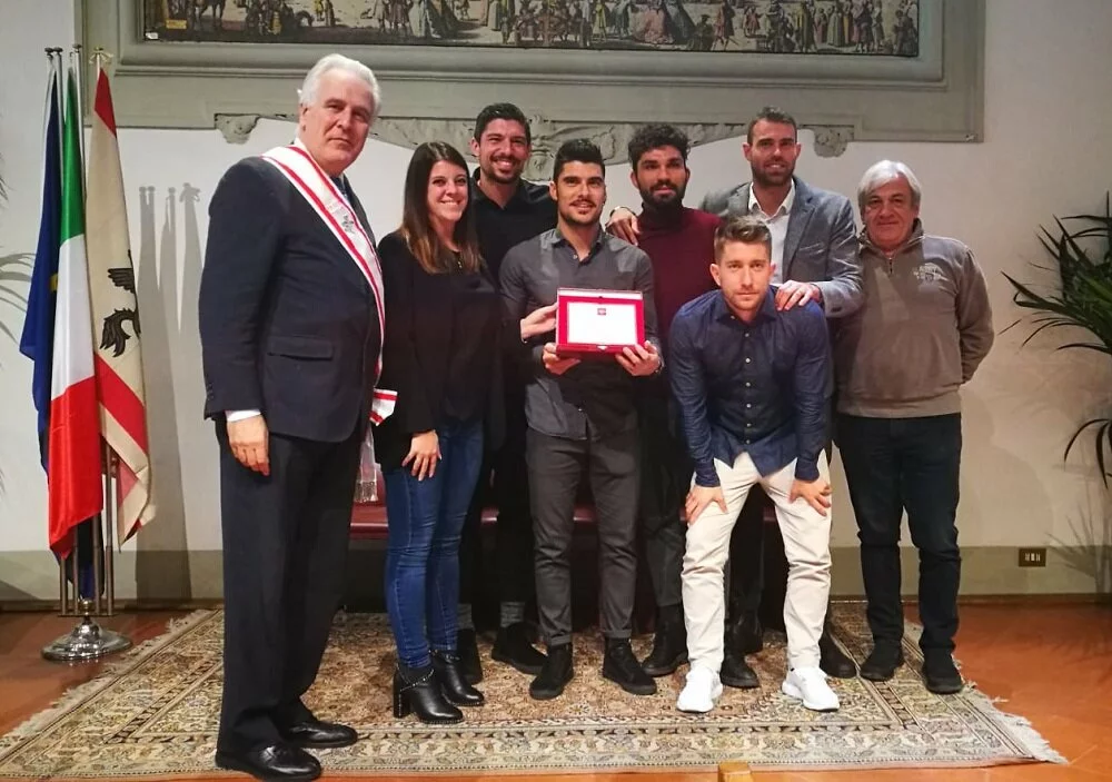 Premiati dal Consiglio della Regione Toscana i cinque viareggini campioni d’Europa